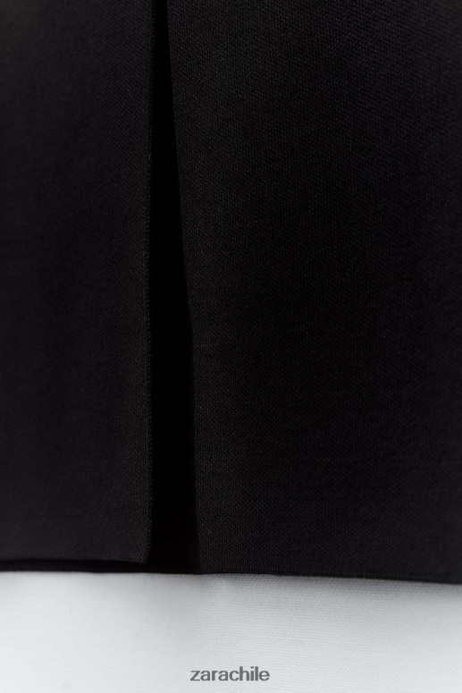 ropa cl Zara mujer falda midi de punto negro JJ06N4644