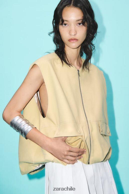 ropa cl Zara mujer falda midi plisada crudo JJ06N4718