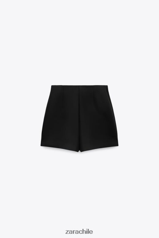 ropa cl Zara mujer falda pantalón con aberturas negro JJ06N4598