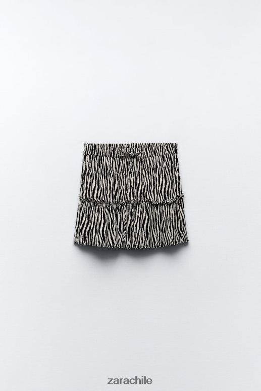 ropa cl Zara mujer falda pantalón estampada cebra JJ06N4605