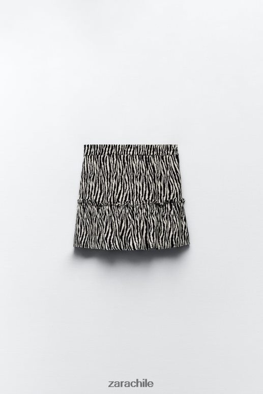 ropa cl Zara mujer falda pantalón estampada cebra JJ06N4605