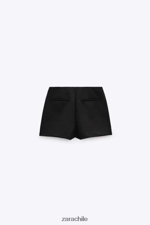 ropa cl Zara mujer falda pantalón negro JJ06N4544