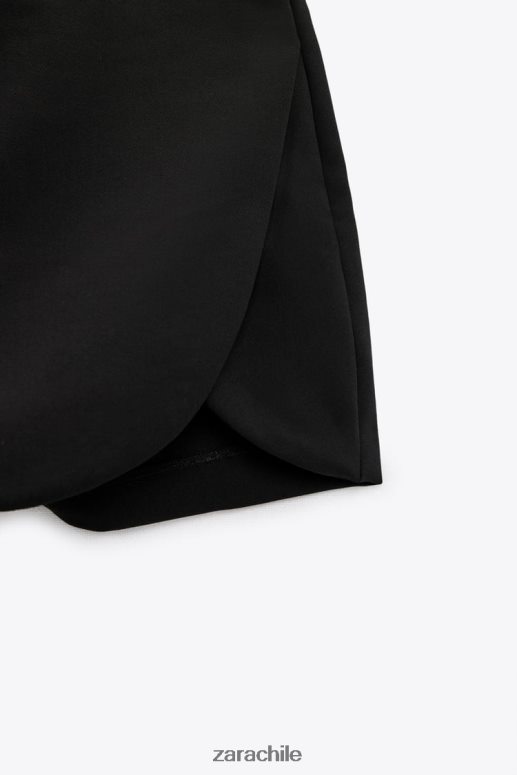 ropa cl Zara mujer falda pantalón negro JJ06N4544