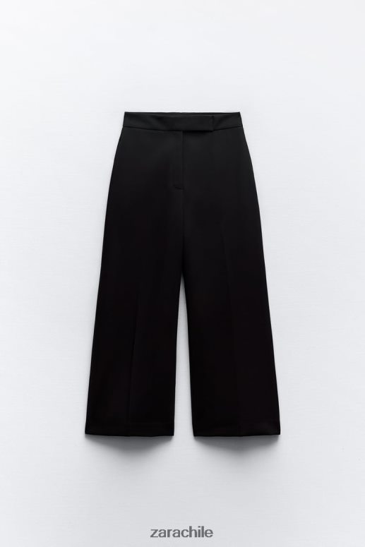 ropa cl Zara mujer culottes de cintura alta negro JJ06N4870