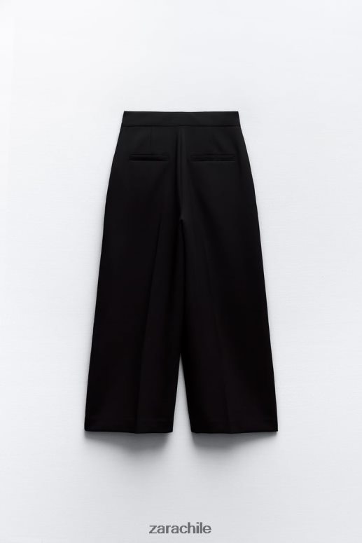 ropa cl Zara mujer culottes de cintura alta negro JJ06N4870