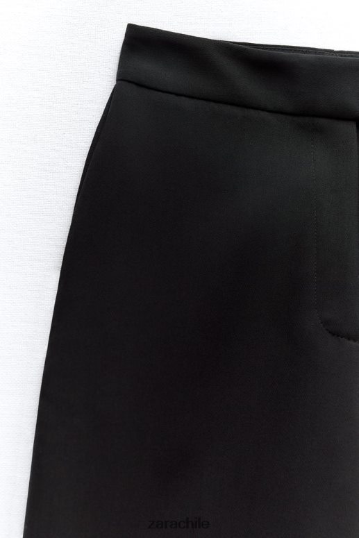 ropa cl Zara mujer culottes de cintura alta negro JJ06N4870