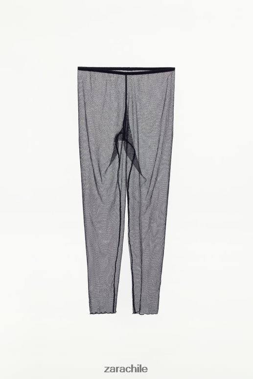 ropa cl Zara mujer leggings de encaje negro JJ06N4497
