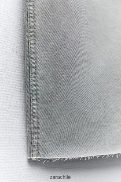 ropa cl Zara mujer jeans acampanados zw the dreed gris JJ06N4516