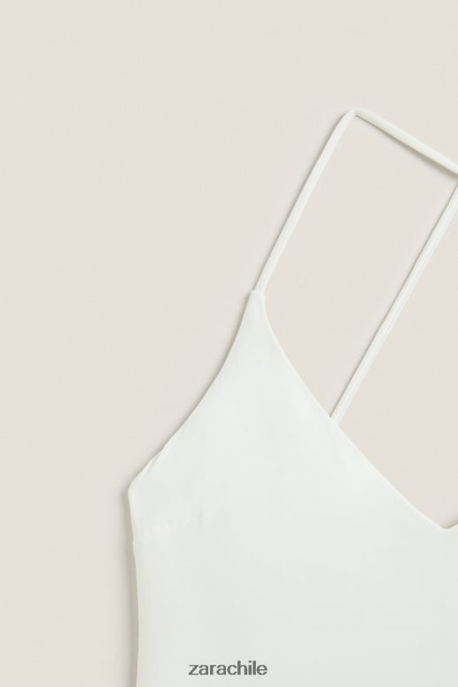 ropa cl Zara mujer traje de baño liso crudo JJ06N41822