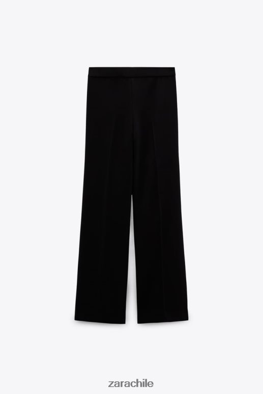 ropa cl Zara mujer pantalones largos y fluidos negro JJ06N4896