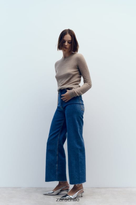 calzado cl Zara mujer tacones de gatito destalonados plata JJ06N4738