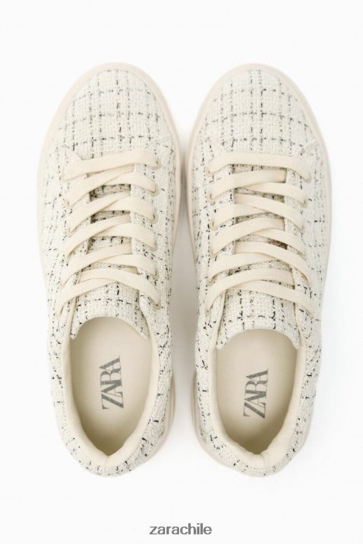 calzado cl Zara mujer zapatillas casuales de tela multicolor JJ06N4734