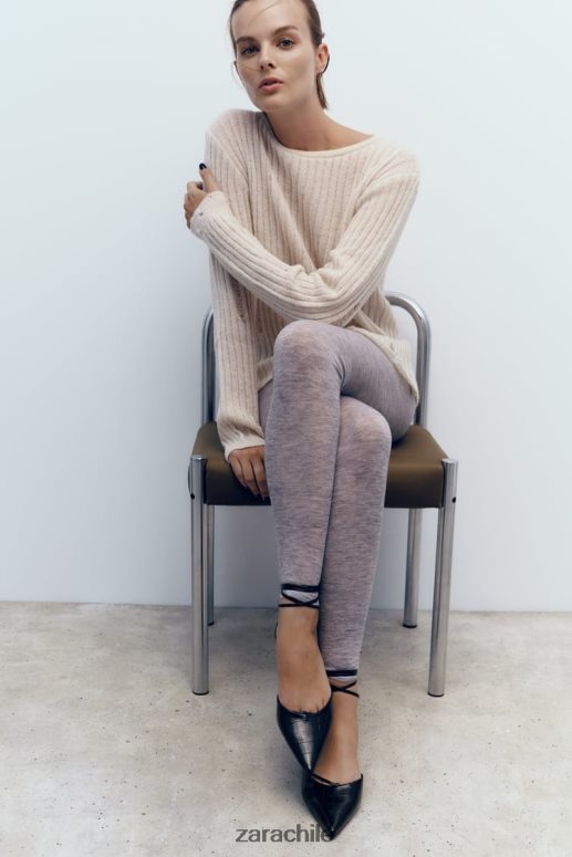 calzado cl Zara mujer zapatos con cordones y tacón abierto negro JJ06N4737