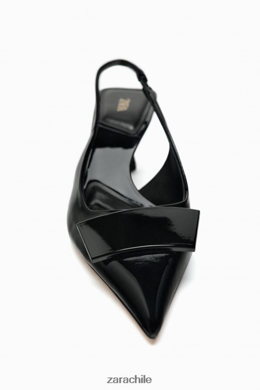 calzado cl Zara mujer zapatos de tacón con tira trasera negro JJ06N4735