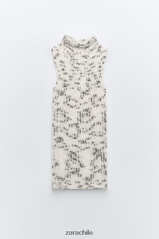 ropa cl Zara mujer top largo de punto mixto sólo uno JJ06N4261