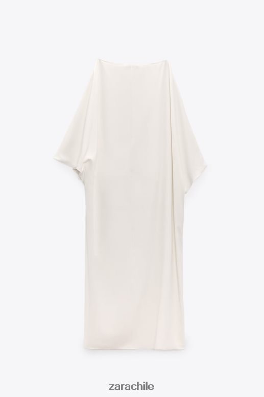 ropa cl Zara mujer blusa tipo capa asimétrica crudo JJ06N4301