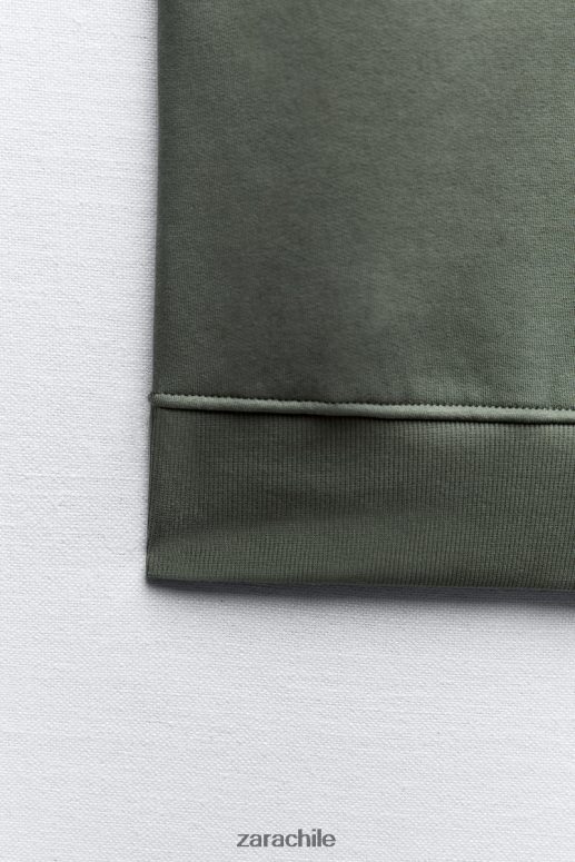 ropa cl Zara mujer chaleco de peluche caqui JJ06N4202