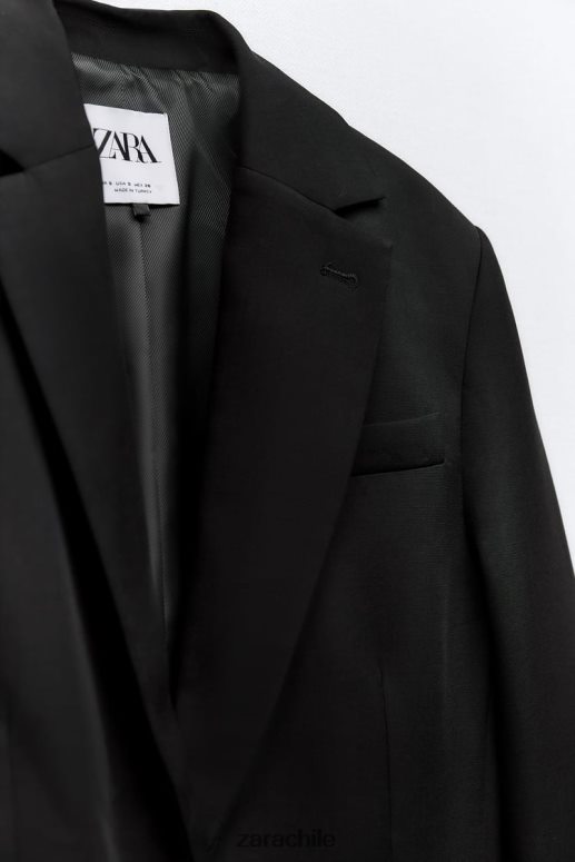 ropa cl Zara mujer americana basica negro JJ06N4148