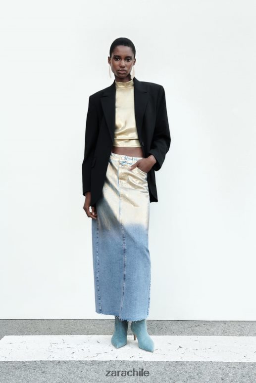 ropa cl Zara mujer blazer de corte recto negro JJ06N4159