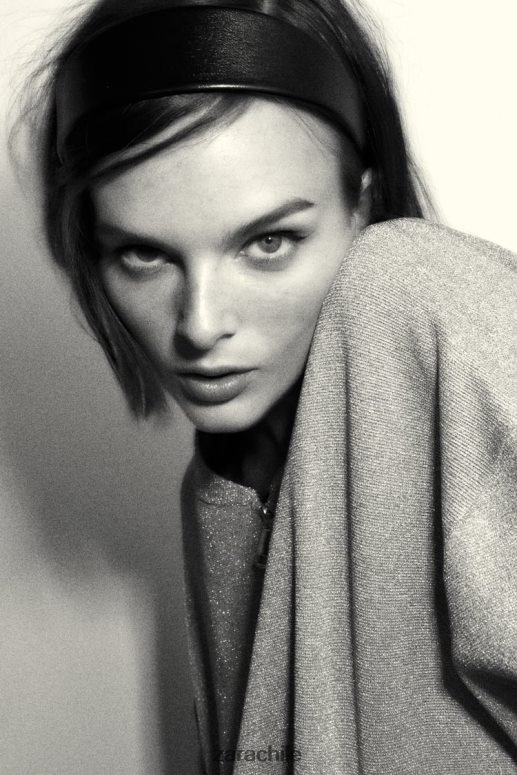 ropa cl Zara mujer cárdigan bomber de punto con hilo metalizado dorado JJ06N414