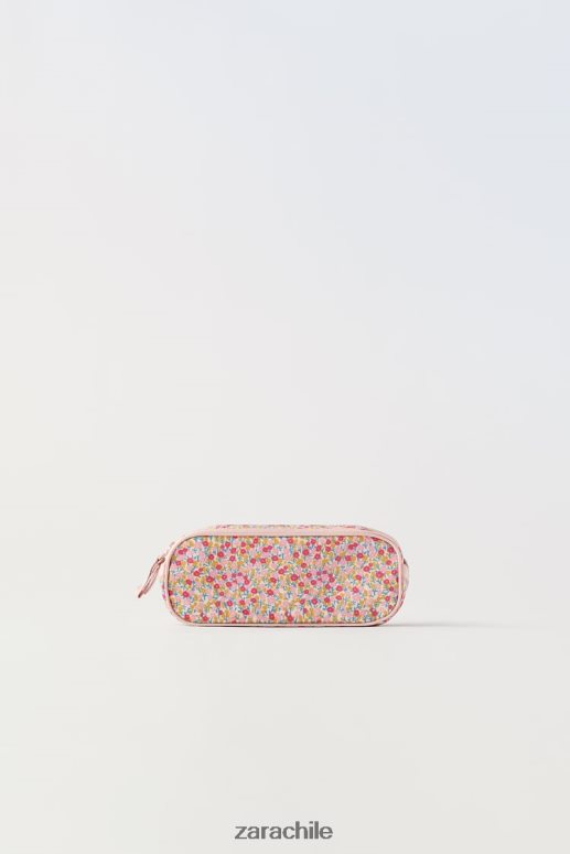 accesorios cl Zara niños bolsa floral rosa JJ06N41569