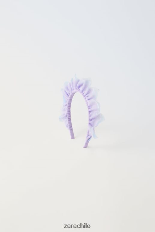 accesorios cl Zara niños diadema de tul para disfraz color de malva JJ06N41610