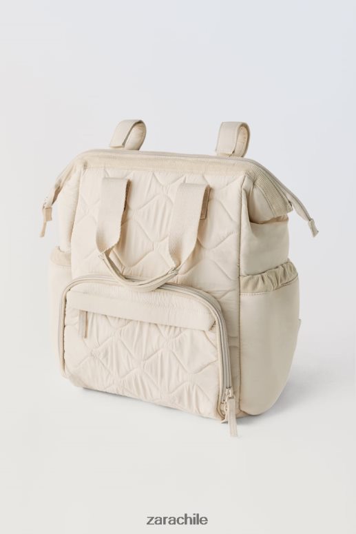 accesorios cl Zara niños mochila premamá acolchada blanquecino JJ06N41573