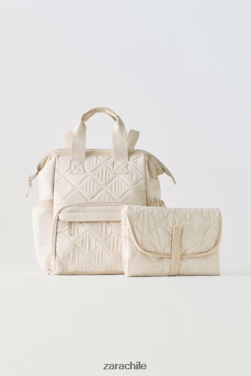 accesorios cl Zara niños mochila premamá acolchada blanquecino JJ06N41573