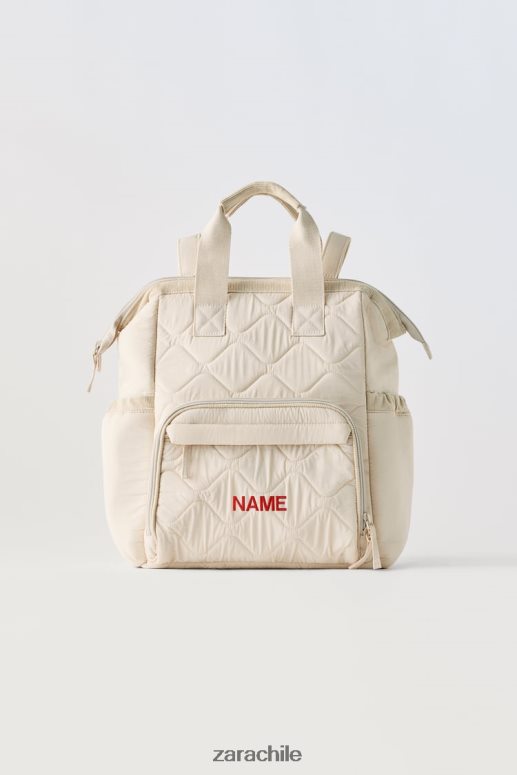accesorios cl Zara niños mochila premamá acolchada blanquecino JJ06N41573