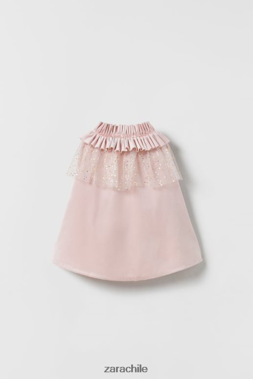 ropa cl Zara niños capa de disfraz de princesa bebé/tul rosa JJ06N41624