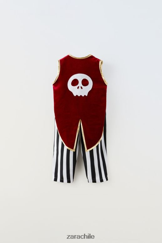 ropa cl Zara niños conjunto de disfraz de pirata granate JJ06N41601