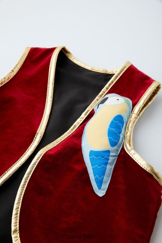 ropa cl Zara niños conjunto de disfraz de pirata granate JJ06N41601