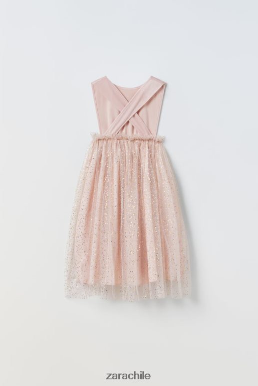 ropa cl Zara niños disfraz de princesa de tul rosa JJ06N41621