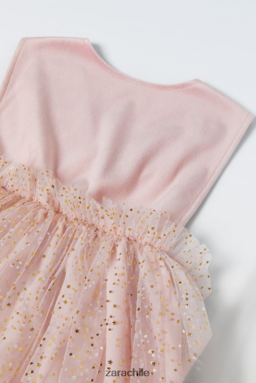 ropa cl Zara niños disfraz de princesa de tul rosa JJ06N41621