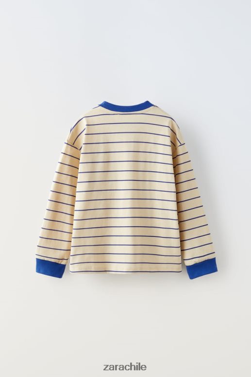 ropa cl Zara niños camiseta java jacobs a rayas JJ06N41515