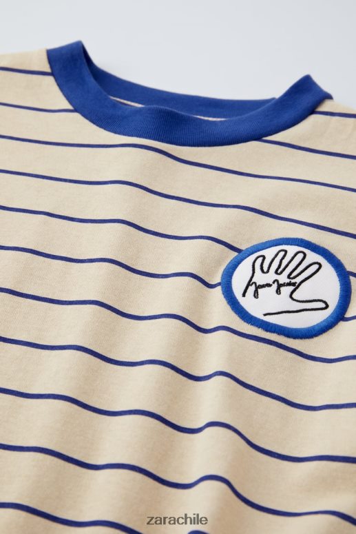ropa cl Zara niños camiseta java jacobs a rayas JJ06N41515
