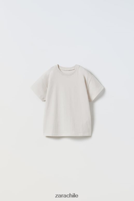ropa cl Zara niños camiseta simple piedra JJ06N41572