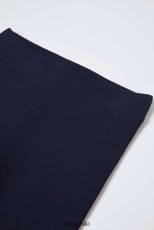 ropa cl Zara niños pantalones cortos de bicicleta básicos Azul marino JJ06N41535