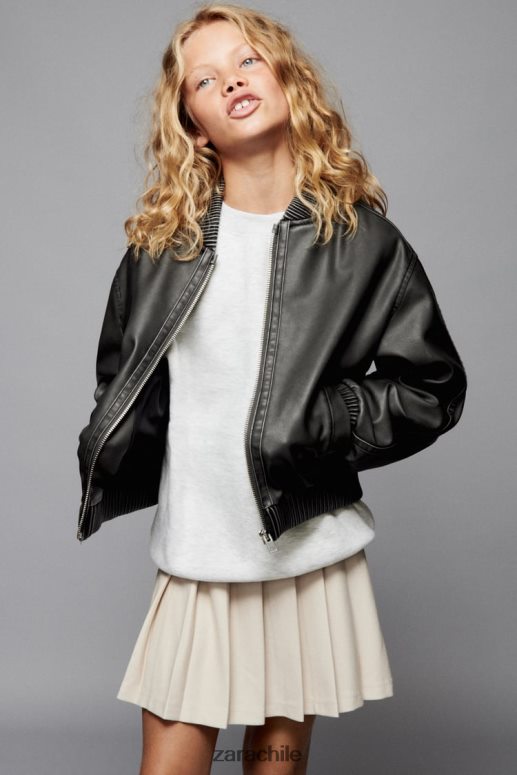 ropa cl Zara niños sudadera para correr marga gris JJ06N41524